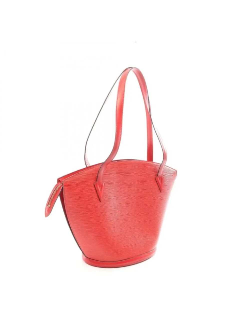 Louis Vuitton Shoulder Bag Saint Jacques Shopping Castien Red Leather